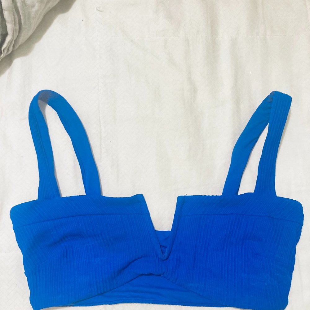 L*Space Ribbed Lee Lee Top in Royal